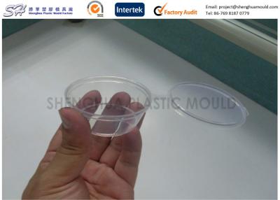 China Hinged Lid Plastic Food Container Small Clear Plastic Molding Manufacturing Process for sale