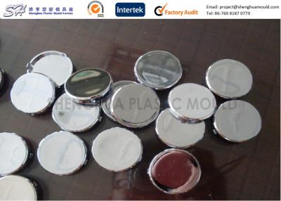 China PVC Chrome Plating Plastic Parts ABS Button Covers Gas Assisted Injection Molding Service for sale