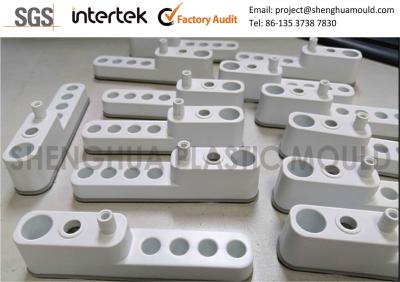 China PC / ABS Plastic Injection Overmolding White Housing , TPE  Injection Molding for sale