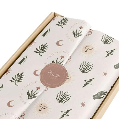 China Recyclable Eco Friendly Free Wrap Design Customized Logo Printed Silk For Soap Clothes Wrapping Paper Eco Friendly Black Tissue Paper for sale