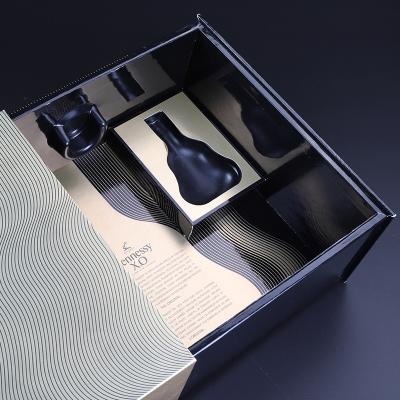 China Recyclable Genuine Tube Shipping Styrofoam Set Gift Paper Wooden Wine Packaging Boxes for sale