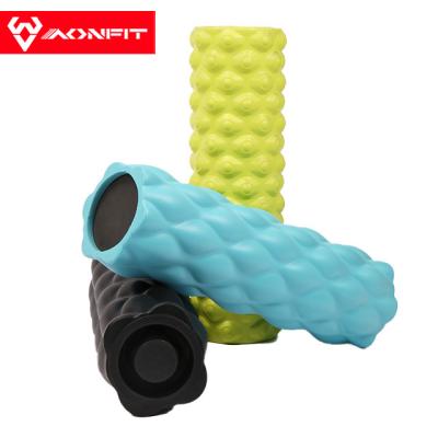 China Easy To Use Comfortable Yoga Exercise Aonfit Sports Head Textured Recycled Foam Roller for sale