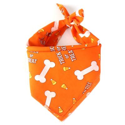 China Stored Custom Printing Halloween Pet Cat Costume Neckerchief Holiday Cosplay Bandannas From Trick or Treat for sale