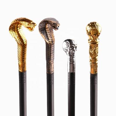 China Festival Stuff Halloween Party Supplies Halloween Prop The Walking Stick Cobra Skeleton Cane The King Scepter for sale