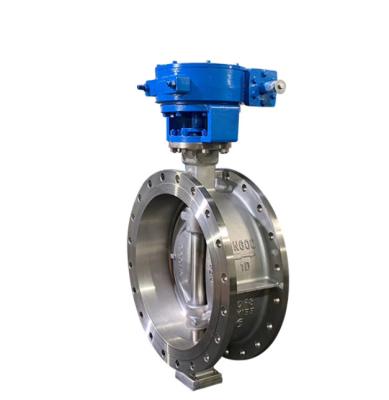 China Flanged General hard-sealed butterfly valve for gas, oil, acid, alkali and salt corrosion for sale