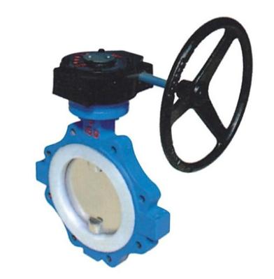 China General valve manufacturers specializing in the production of flange, wafer liner fluorine butterfly valve for sale