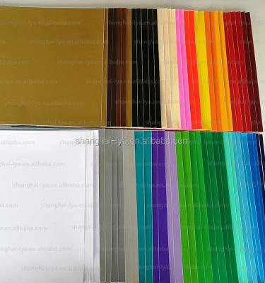 China Craft Indoor And Outdoor 30*30 Sheets Label Sticker Vinyl Film High Performance 25 Pack Adhesive Vinyl for sale