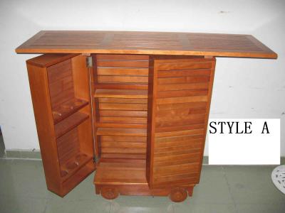 China China LFurniture Outdoor Wood Storage Cabinet-3 for sale