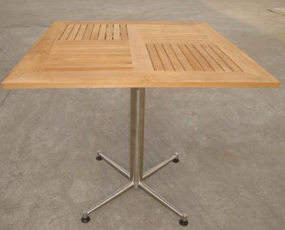 China China LFurniture Square Wood Table with Metal Foot-6 for sale