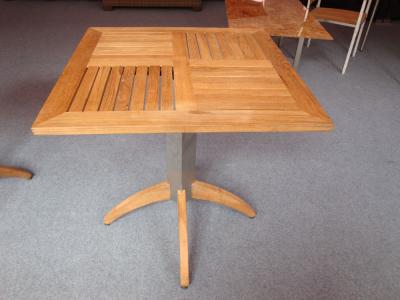 China China LFurniture Square Wood Table with Metal Foot-7 for sale