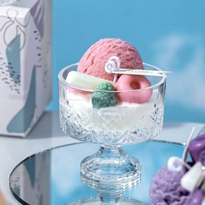 China Romantic Best Seller Style Ice Cream Shape Soy Wax Decoration Candles Scented Gifts for sale