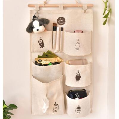 China Wall Hanging Storage Bag Pockets Wall Door Pocket Organizer For Home Office Viable Container for sale