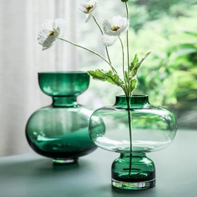 China Flower Arranging Flower Arrangement Nordic Transparent Mini Greenhouse Geometric Hydroponic Glass Vases for sale