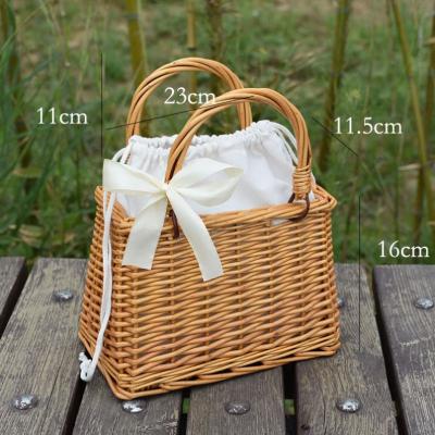 China Simple Design Organizer Laundry Woven Pot Nursery Store Receive Bag Decor Other Storage Baskets for sale