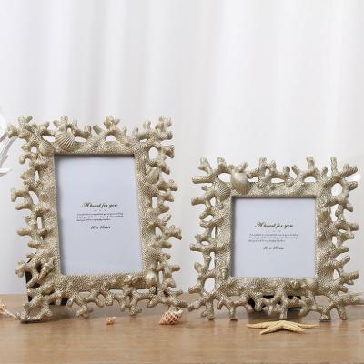 China Modern Simplism Crafts Style Home Accessories Modern Decoration Creative Ocean Coral Frame for sale