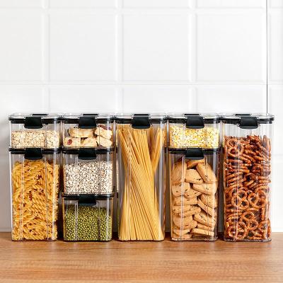 China Simple and Stackable Freshness Keeping Kitchen Sealed Jar for Storage Bottles of Spices, Nuts and Cereals for sale