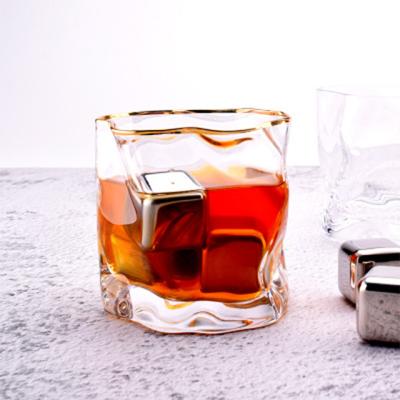 China Irregular Creative Irregular Lead-free Foreign Whiskey Phnom Penh Glass Home Decor Bar for sale