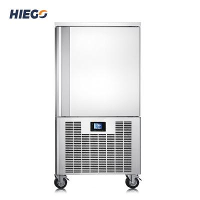 China Restaurant 15 Trays Mini Blast Chiller Stainless Steel Freezer Freezer Cabinet For Sale for sale