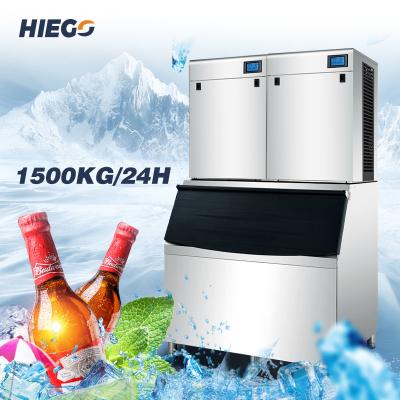 China For restaurant or grocery store ice maker commercial cube industrial ice machine 1.5Ton/24h for ice business for sale