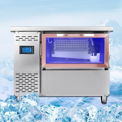 China For Restaurant or Deli Air Cooling Cube Ice Maker Commercial Ice Maker 100 Kg Countertop Ice Makers for sale