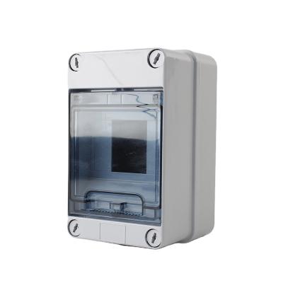 China Wire ABS+PC JOHNN Factory Price IP44 TH Series 4Ways Waterproof Distribution Box Protecting And Connecting Electrical Enclosures for sale