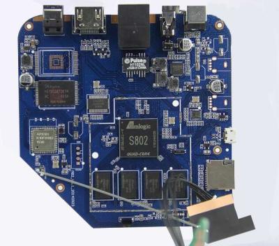 China Servicio de ensamblaje de PCB de aluminio PI 4L SMT HASL LF Servicio de ensamblaje de PCB doble cara en venta