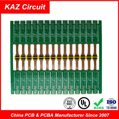 중국 2 층 FR-4 PI ENIG 엄격한 플렉스 회로 보드 1.6 밀리미터 1 온스 구리 프린터 배선 기판 PCB 판매용