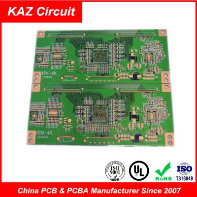 중국 전자적 6 층 1.6 밀리미터 FR4 1 온스 Tg150 OSP 녹색 PCB 보드 판매용