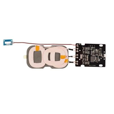 China 10W Fast Qi Standard Charging Universal DIY 3-Coils PCBA Wireless Charging Board for sale