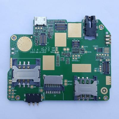 China FR4 4layer 2OZ 3U“ HDI drukte Kringsraad Blind via van de de Impedantiecontrole BGA van PCB Burried Vias de Gouden Vinger Te koop