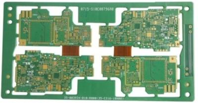 China Automotive PCB 10 lagen Rigid Flex PCB Immersion Gold 1,32 mm Dikte Automotive PCB Te koop