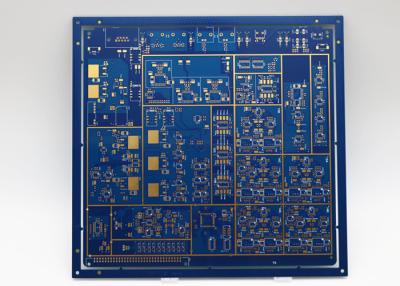 Cina 8L Computer Circuit Board Blu Soldmask Immersion Gold SMT circuito stampato in vendita