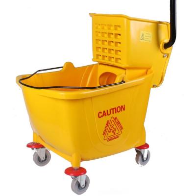 China Sustainable Mop Wringer Bucket 25 Liter for sale