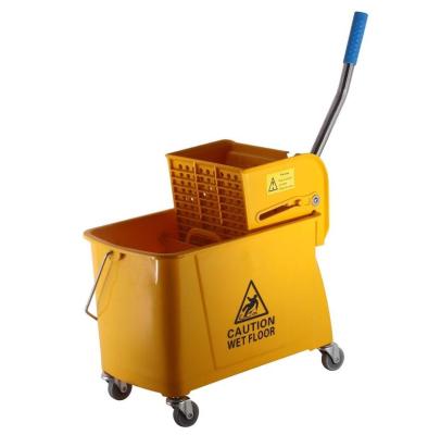 China Sustainable 20/24 Liter mop bucket wringer commercial for sale