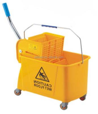 China Sustainable Colorful mop wringer bucket for sale