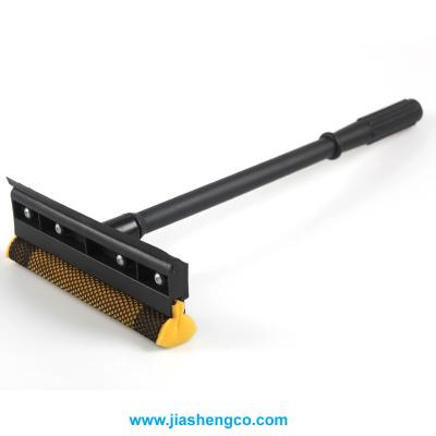 China Stocked auto squeegee with 8 or 10 inch squeegee head and solid plastic handle of 15 or 20 inch for sale