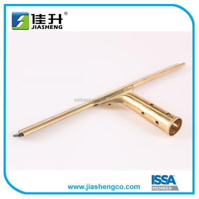 China Sustainable Copper Window Squeegee head with Rubber Blade for sale