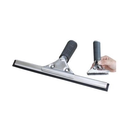 China Sustainable New designed stainless steel Window cleaning rubber Squeegee Pro for sale