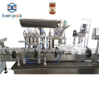 China Full Automatic Food Advanced Design Sesame Paste Sauce Salad Dressing Filling Machine Selling By Quality Manufacturer for sale