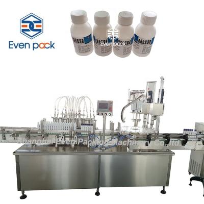 China Rich Experience Bottling Machine Flexible Medical Liquid Filler Filler Food Medicine Capping Labeling Machine for sale