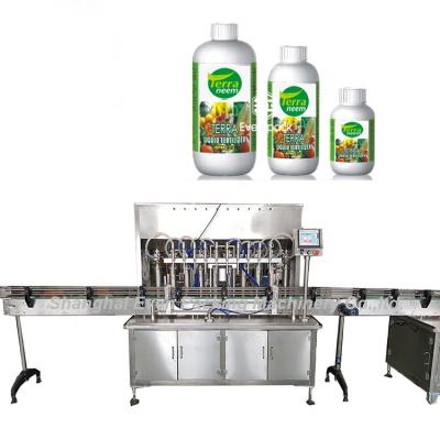 China Food Organic Fertilizer Filling Machine Precise Volumetric Liquid Chemical Material Liquid Filling Machine By Top Factory for sale