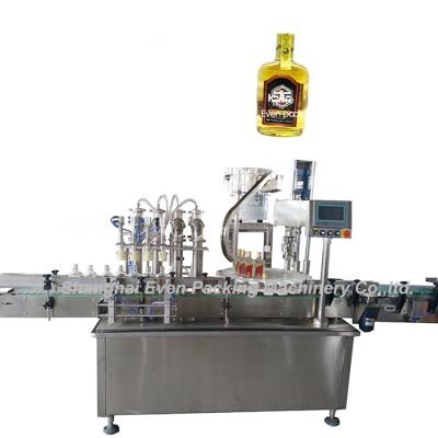 China Food Glass Bottle Distiller Linear Cheap Alcohol Spirits Vodka Filling Production Line Coconut Spirit Bottling Machine for sale