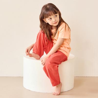 China Color Fade Proof 2022 Wholesale Price Spring Summer Kids Wide Leg Pants For Kids for sale