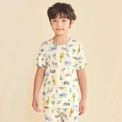 China Spring Breathable High Quality Summer Half-sleeved Squishy Kids Sleepwear Pajamas For Kids for sale