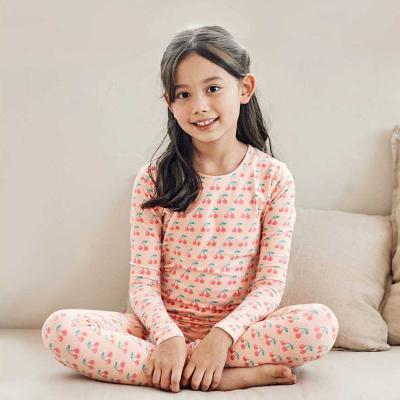 China China Manufacture High Quality Cotton Pink Thin Children's Girls 100% Breathable Pajamas for sale