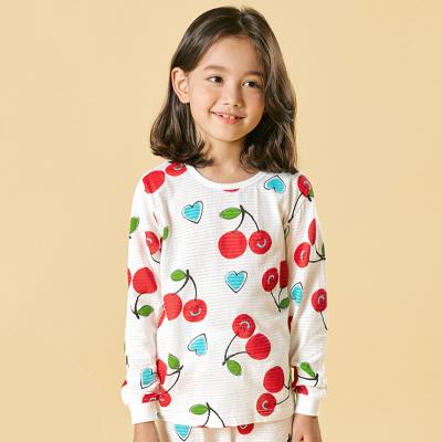 China Wholesale QUICK DRY Cotton Summer Half-Sleeved Pajamas Set For Kids for sale