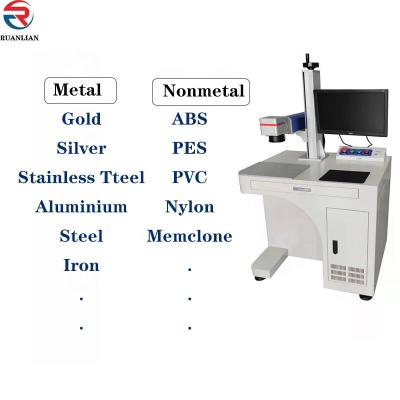 China From China Fiber Laser Marking Machine Desktop Pattern Deep Marking Machine Outdoor Best Price for sale