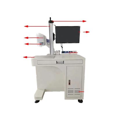 China Cold Marking Metal Brand Logo Deep Laser Marking Machine 100w for sale