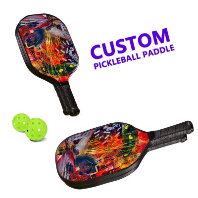 China OEM Environmental Protection PP Honeycomb Core Durable Pickleball Paddle Custom Fiberglass Pickleball Paddle for sale