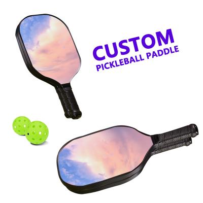 China Popular Environmental Protection Customize Pickelball Paddle Outdoor Durable Carbon Fiber Pickleball Paddle Set for sale